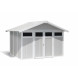 Capanno da giardino Utility 7,5 m² Grigio verde-1